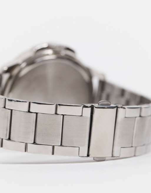 Limit – Armbanduhr in Silber mit grünem Zifferblatt, 3 von 4