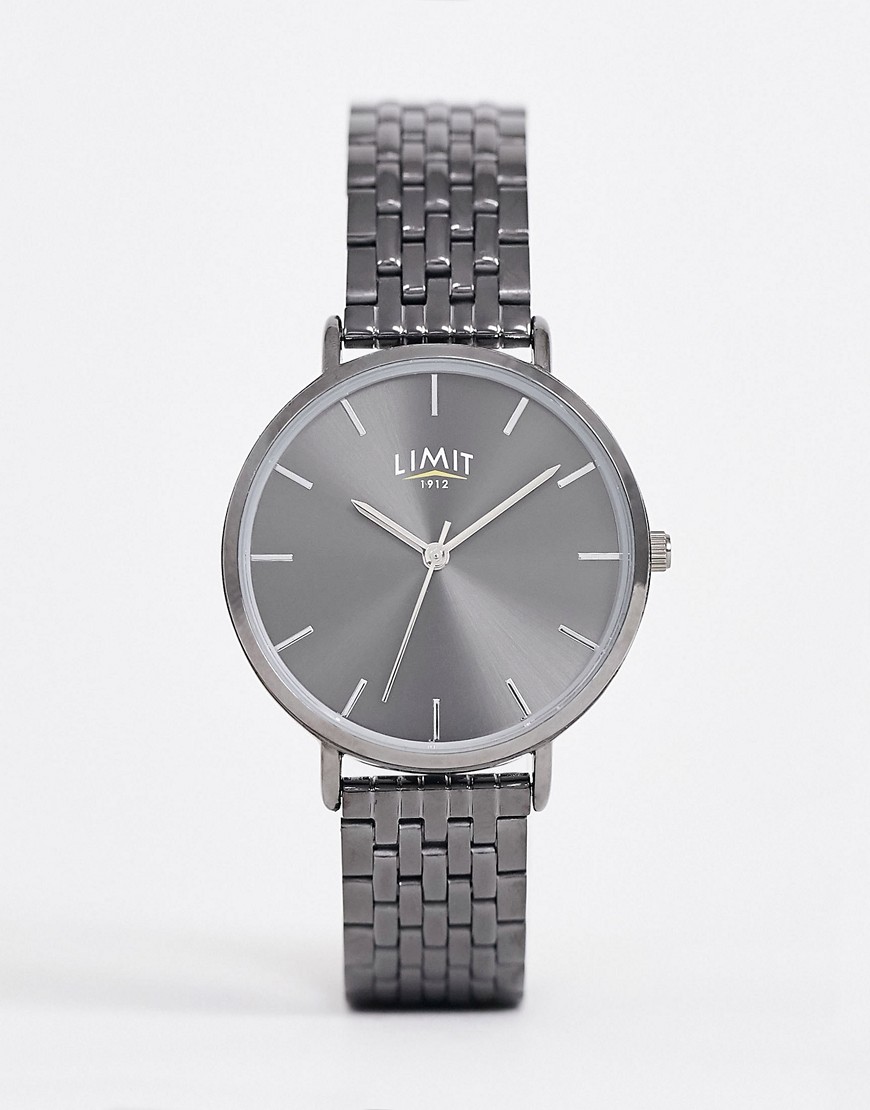 Limit Bracelet Watch In Gunmetal-grey