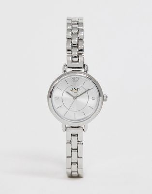 Limit bracelet watch in silver - ASOS Price Checker