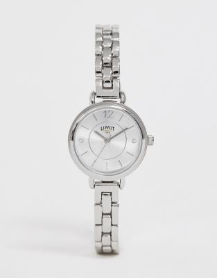 Limit Limit bracelet watch in silver