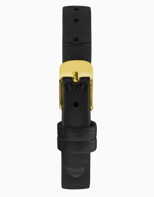 Limit classic 23mm square gold watch in black, 2 of 4