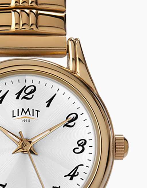 Limit classic 24mm round gold watch in gold, 3 of 4