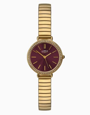 Limit classic 26mm womens round analogue watch in gold
