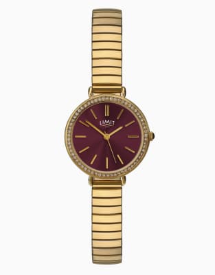 Limit classic 26mm womens round gold analogue watch in gold