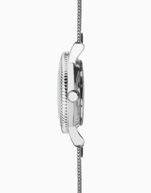 Limit classic 28mm round silver watch in silver, 4 of 4