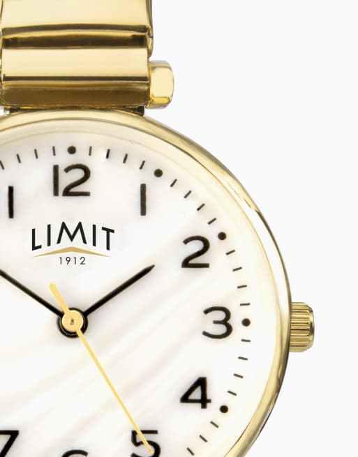 Limit classic 30mm womens round analogue watch in gold, 2 of 4