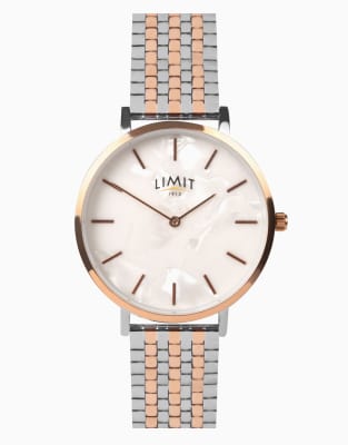 Limit classic 36mm womens round gold analogue watch in gold