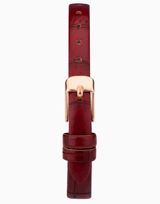 Limit classic pu strap watch in red, 2 of 4
