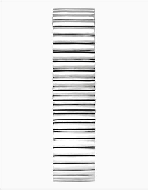 Limit easy reader 35mm mens round silver analogue watch in silver - SILVER, 3 of 4
