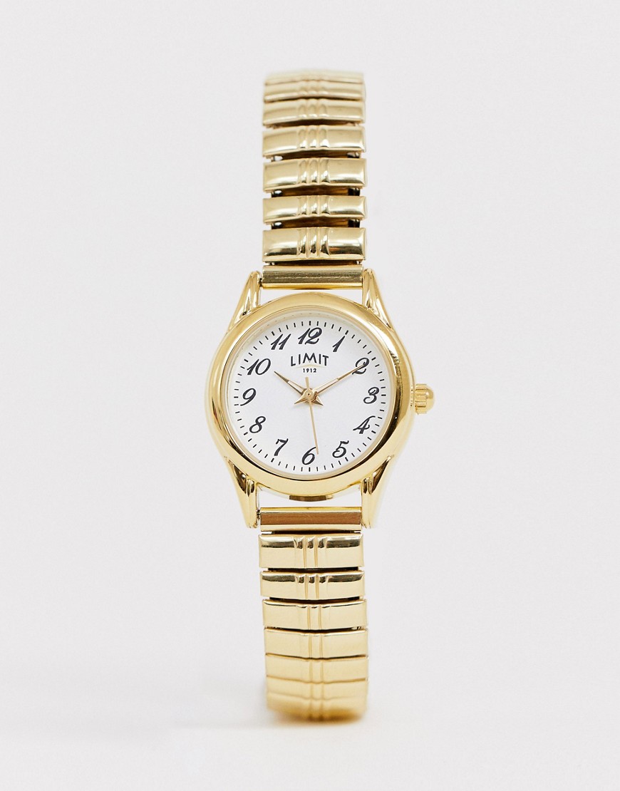 Limit expandable watch in gold