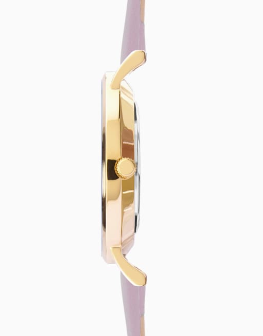 Limit fashion 35mm womens round analogue watch in purple, 3 of 4