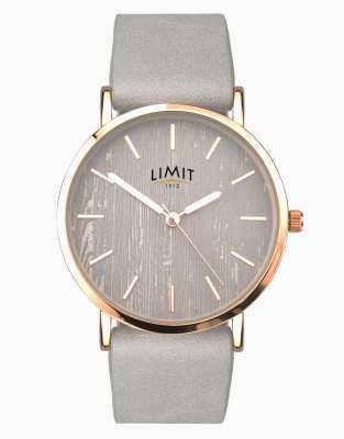 Limit fashion 35mm womens round grey analogue watch in grey