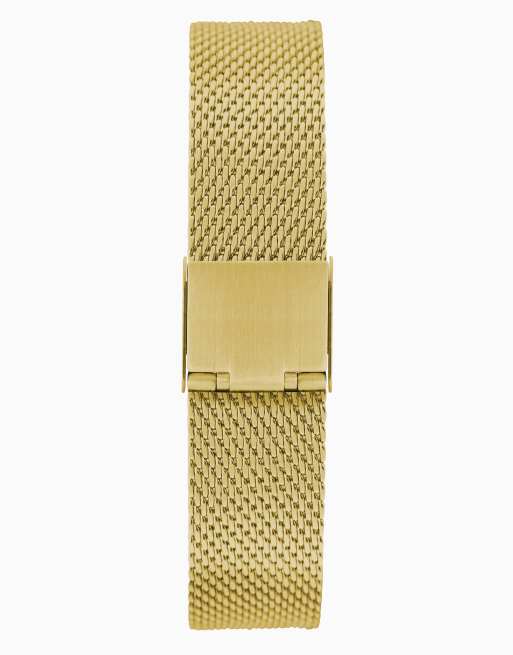 Limit Limit 23mm rectangular gold watch in champagne, 2 of 4