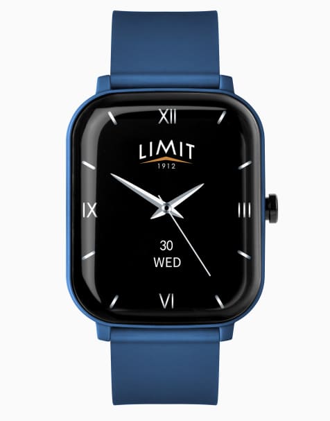Limit Limit  37mm square dark blue watch in blue - view 1