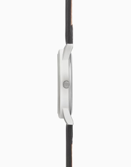 Limit Limit  38mm round silver watch in black, 4 of 4