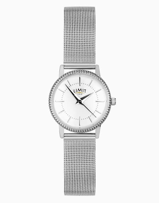 Limit Limit classic 28mm round silver watch in silver
