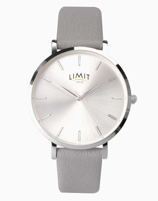 Limit Limit secret garden 36mm round silver watch in silver