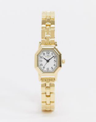 Limit Octagonal Bracelet Watch In Gold