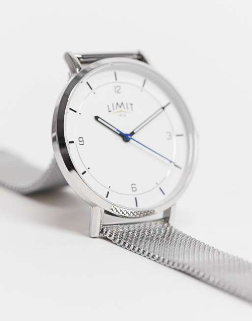 Limit – Srebrny zegarek unisex z siatkową bransoletą, 2 z 4