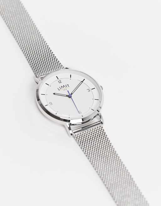  Limit unisex mesh watch in silver