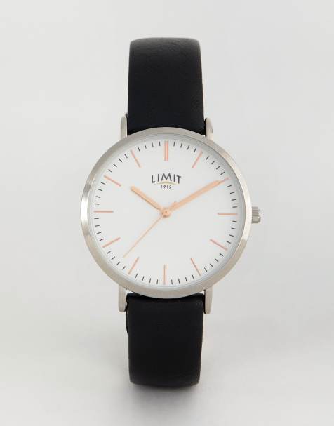 Limit watch in black exclusive to ASOS - view 1