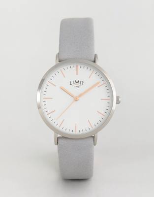Limit watch in grey exclusive to ASOS