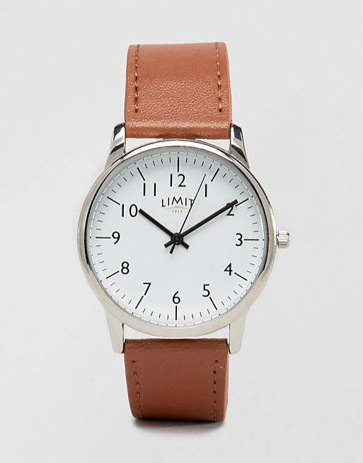 Limit Watch In Tan Exclusive To ASOS