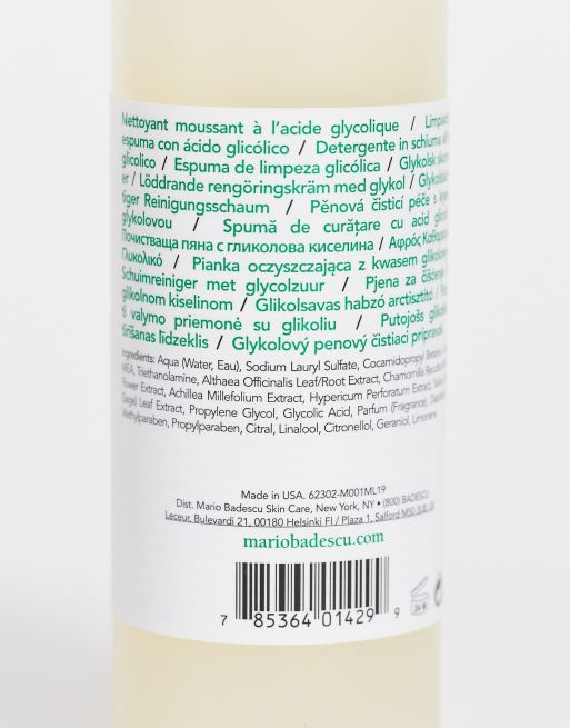 Limpiador espumoso con ácido glicólico de 177 ml de Mario Badescu, 2 de 4