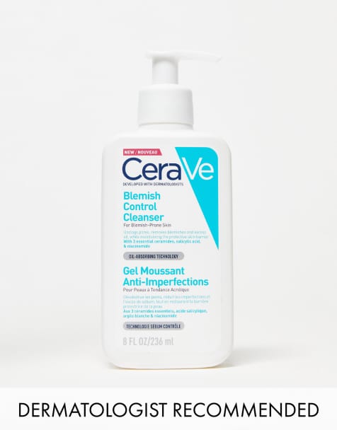 Limpiador facial antiimperfecciones con un 2% de ácido salicílico y niacinamida para pieles con tendencia acneica de 236 ml de CeraVe - view 1