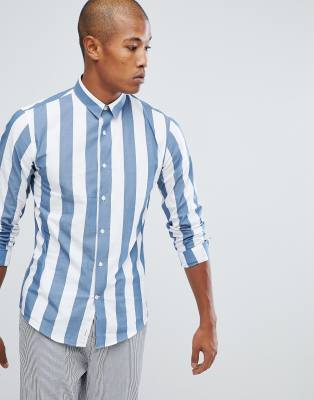 wide striped top