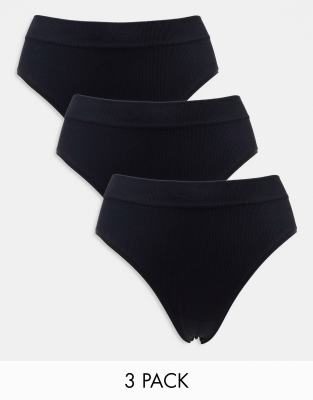 Lindex Brief High Emelie Ditsy 3 Pack - Midi & Maxi briefs 