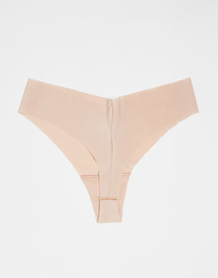 Lindex 3 Pack Invisible No Vpl Thong In Black