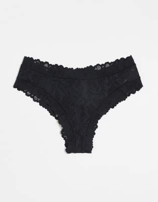 Lindex 3-pack Lace Brazilian Briefs In Multi