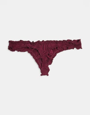 Lindex 3 Pack Scrunchie Thongs In Multi