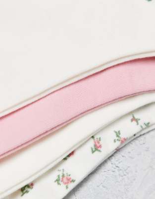 Lindex 4-pack Lettuce Edge Socks In Multi