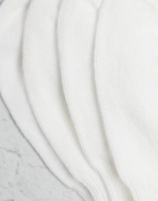 Lindex 4 Pack Low Cut Sneaker Sock In White