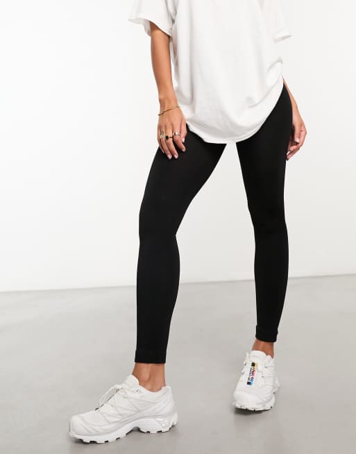 2 Pack Black Leggings - Matalan