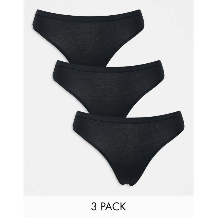 ESGE Slip Donna Vita Alta Morbido – Confezione 2 Pezzi, Cotone Ed Elastan, Nero Taglia 44-46