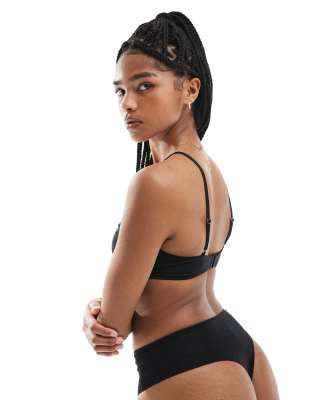 Lindex Cotton High Leg Thong