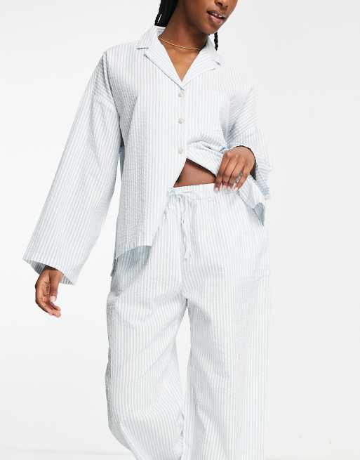 Seersucker pyjamas discount