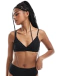 [Lindex] Lindex cotton soft bra in black S BLACK