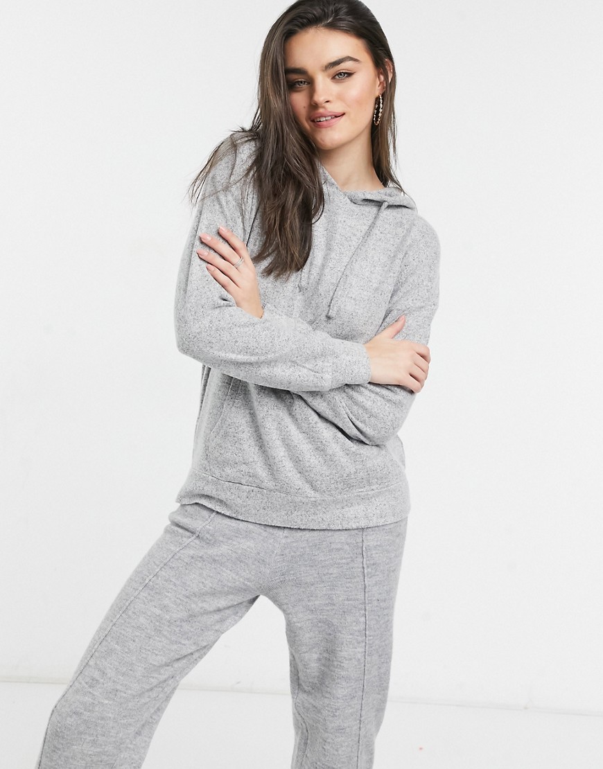 Lindex Felicity super soft lounge hoodie in gray-Grey