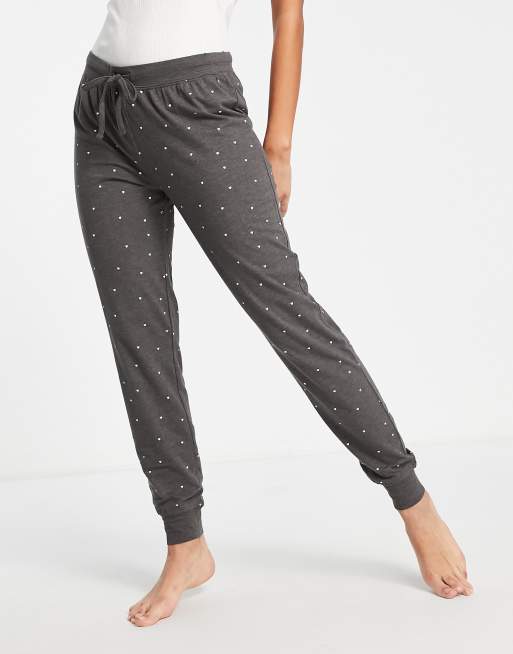 Lindex - Joggingbukser i mørkegrå bomuldsblanding - Kun hos ASOS - GREY