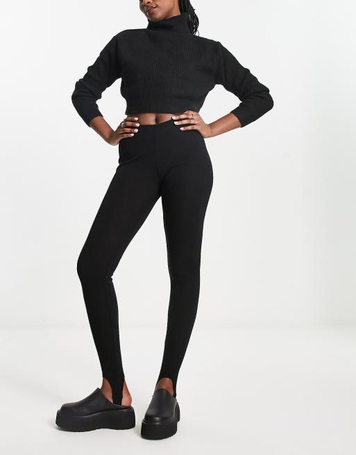 Legging laine clearance côtelée