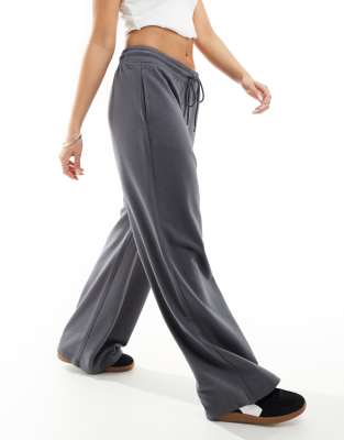 Lindex - Liza - Lounge-Jogginghose in Anthrazit-Grau