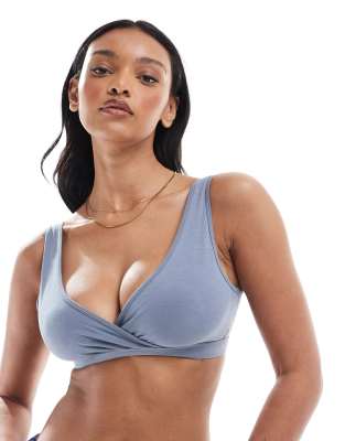 Lindex Maternity 2 Pack Wrap Nursing Bra In Multi