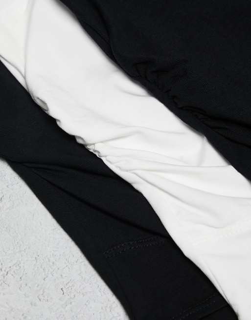 Lindex Maternity 3 pack briefs in black and white, 2 of 4