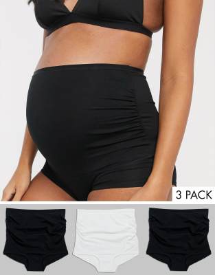 Lindex maternity 3 pack briefs - ASOS Price Checker