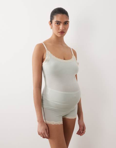 Lindex Maternity - Blågrøn amme-camisole - view 1