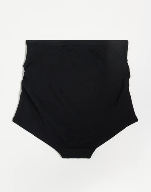 Lindex Maternity - Confezione da 3 slip color nero e beige, 2 di 3
